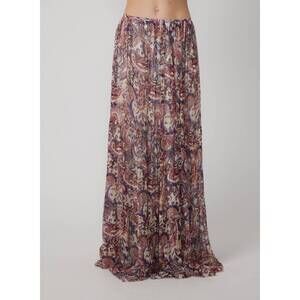 NEW GILNER FARRAR zayn maxi skirt in moonshine